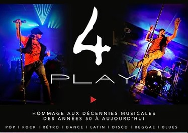 4 Play – Hommage aux décennies musicales- souper spectacle