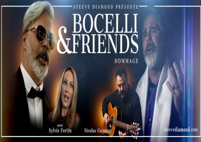 Steeve Diamond hommage Bocelli and friends – Souper spectacle (25 % de rabais)