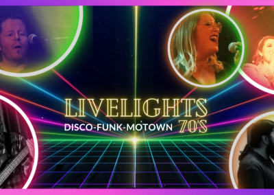 Band LIVELIGHTS disco-funk-motown 70’s (PARTY D’HALLOWEEN) – souper spectacle