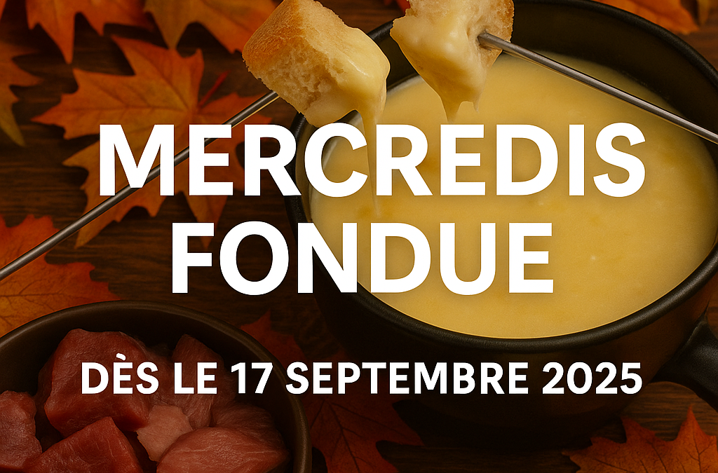 Les mercredis fondue pour 2