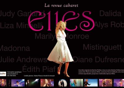La revue cabaret Elles avec Martine Pothier – souper spectacle