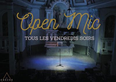 OPEN MIC tous les vendredis soirs
