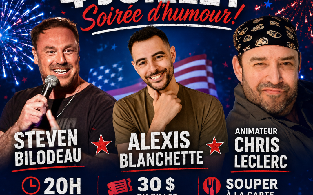 Steven Bilodeau/ Alexis Blanchette – Soirée d&rsquo;humour